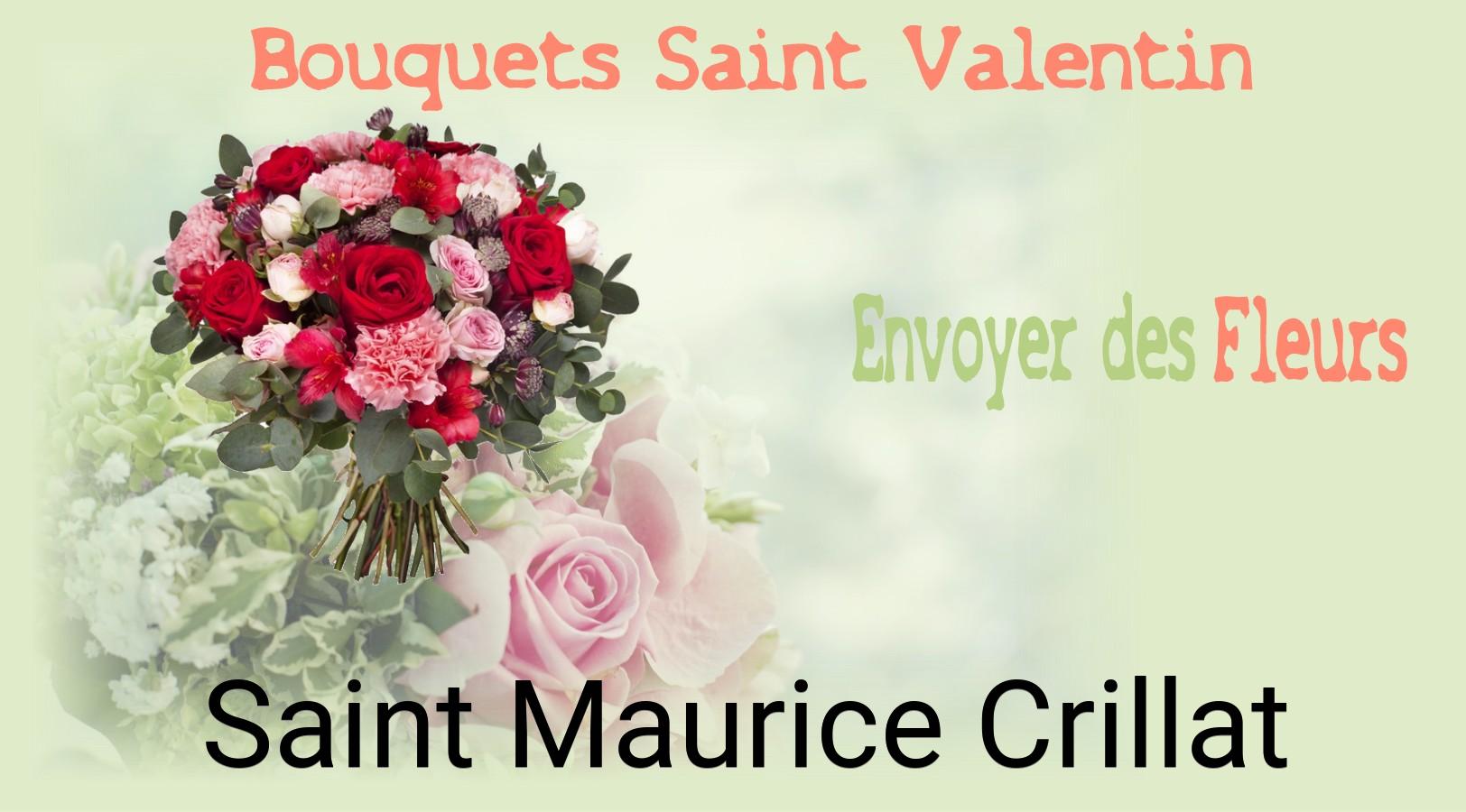 Roses de Saint-Valentin livrées à Saint-Maurice-Crillat